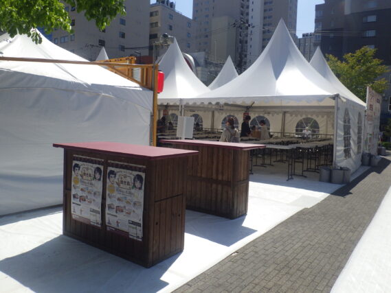 さっぽろ焼き鳥テラスの開催の様子