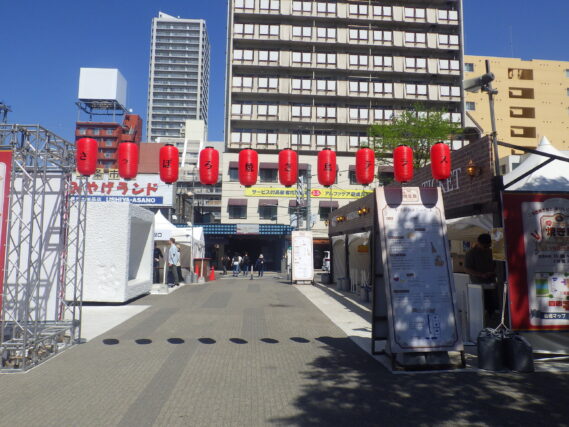 さっぽろ焼き鳥テラスの開催の様子