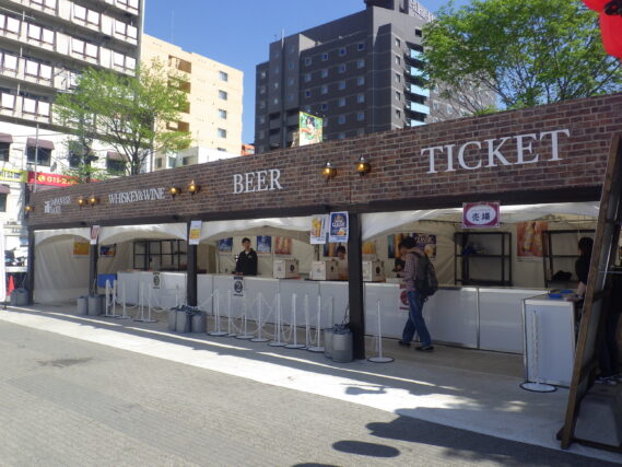 さっぽろ焼き鳥テラスの開催の様子