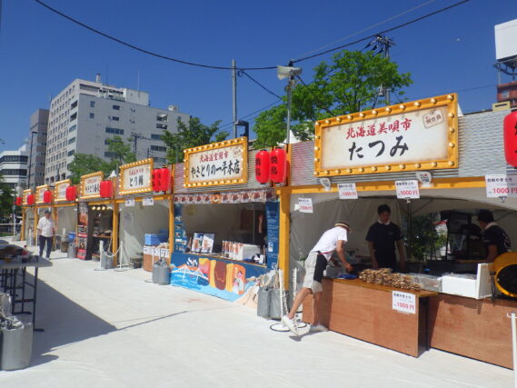 さっぽろ焼き鳥テラスの開催の様子
