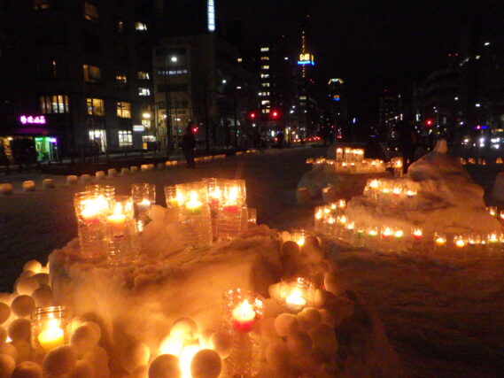 昨年のまちの灯りの様子
