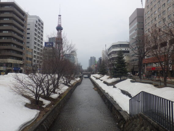 3月23日の南2条の様子