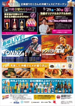 沖縄フェスのチラシの裏の画像