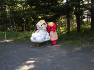 こりんとめーたんが来園