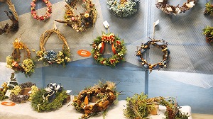 手作りクリスマスリース