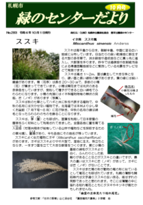 緑のセンターだより10月号