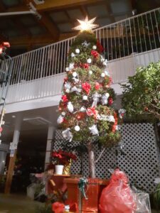 巨大ツリーのライトアップ