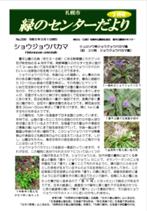 緑のセンターだより3月号ができました