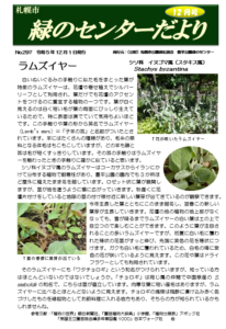 緑のセンターだより12月号（No.297）