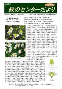 緑のセンターだより12月号