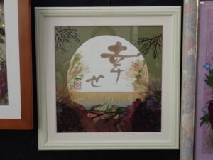 明日からレカンフラワー＆押し花展がはじまります。