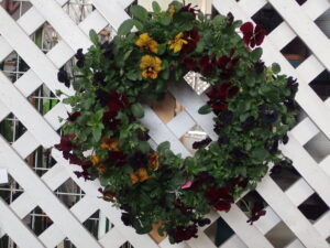 色合いが大人な雰囲気のリングバスケット